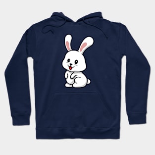 cute bunny cartoon Hoodie